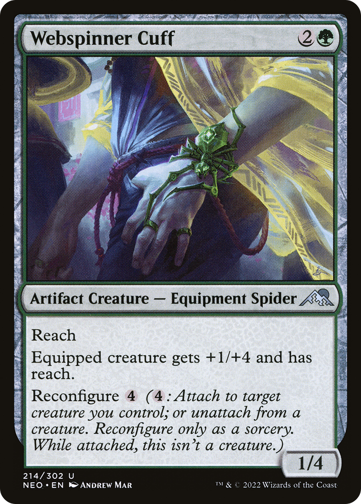Webspinner Cuff [Kamigawa: Neon Dynasty]