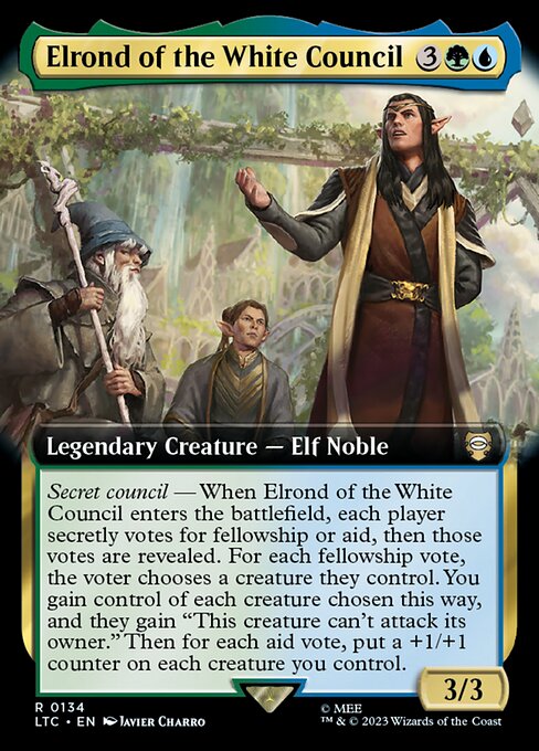 Elrond of the White Council (LTC 134) [Tales of Middle-earth Commander]