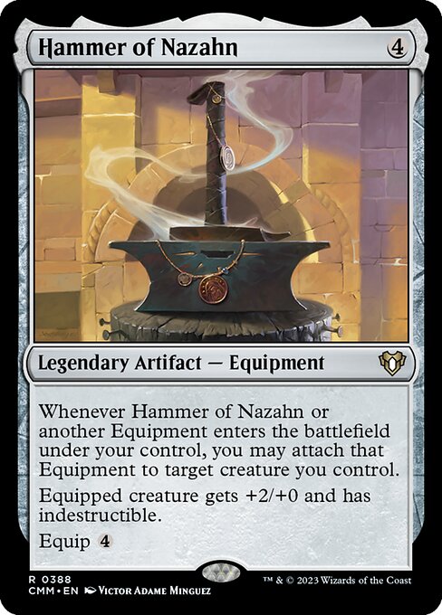 Hammer of Nazahn (CMM 388) [Commander Masters]