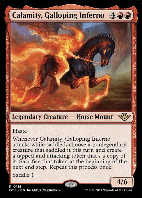 Calamity, Galloping Inferno (OTJ 116) [Outlaws of Thunder Junction]