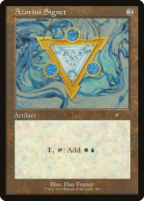 Azorius Signet (Retro Frame) (SLD 286) [Secret Lair Drop]