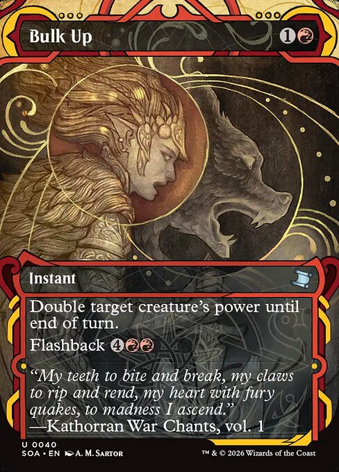 Bulk Up (SOA 40) [Secrets of Strixhaven Mystical Archive]