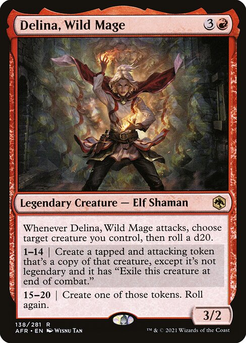 Delina, Wild Mage (AFR 138) [Adventures in the Forgotten Realms]