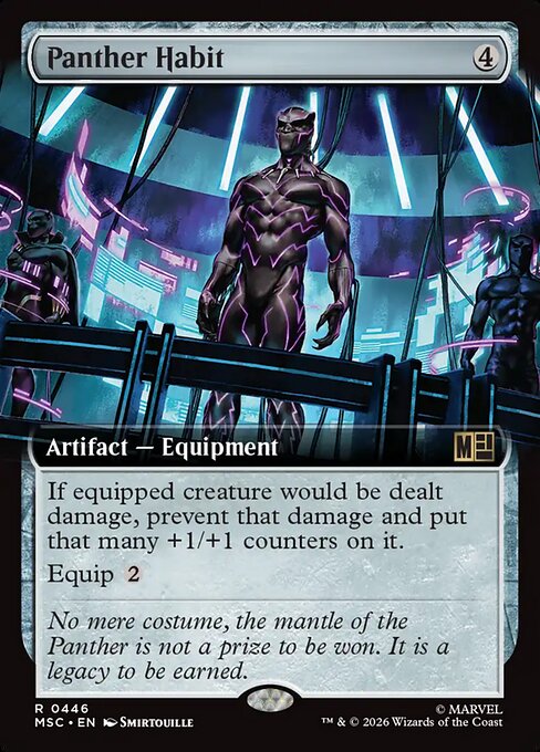 Panther Habit (MSC 446) [Marvel Super Heroes Commander]