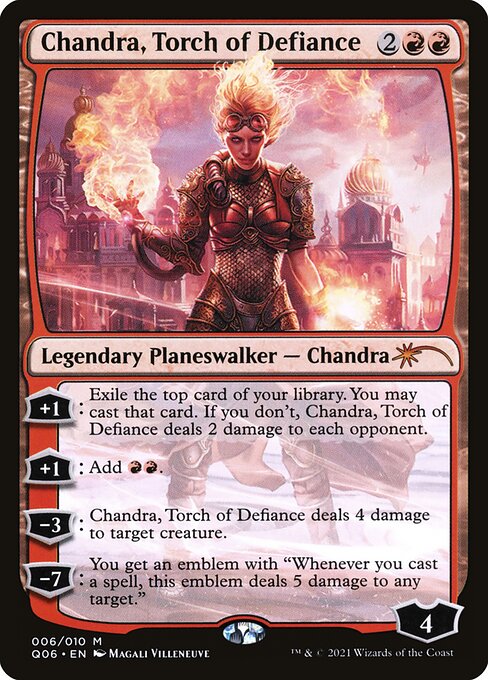 Chandra, Torch of Defiance (Q06 6) [Pioneer Challenger Decks 2021]