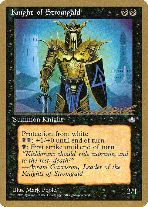 Knight of Stromgald (PTC ll138) [Pro Tour Collector Set]