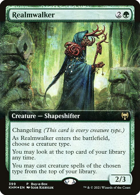Realmwalker (Extended Art) (KHM 399) [Kaldheim]