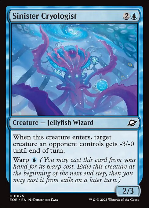 Sinister Cryologist (EOE 75) [Edge of Eternities]