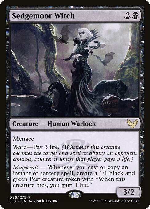 Sedgemoor Witch (STX 86) [Strixhaven: School of Mages]