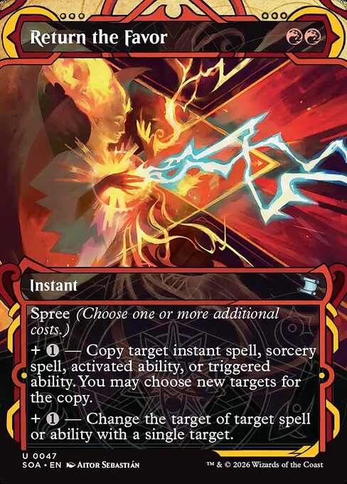 Return the Favor (SOA 47) [Secrets of Strixhaven Mystical Archive]