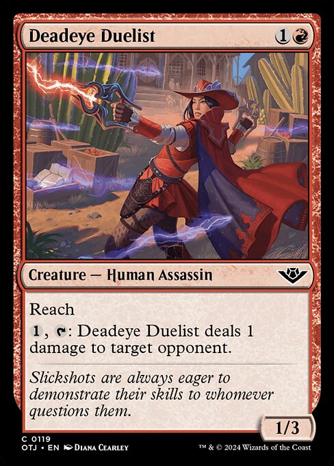Deadeye Duelist (OTJ 119) [Outlaws of Thunder Junction]
