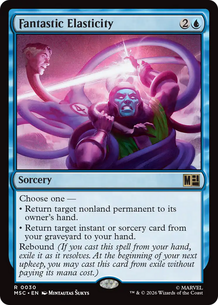 Fantastic Elasticity (Surge Foil) [Marvel Super Heroes Commander]