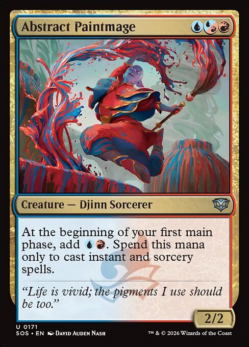 Abstract Paintmage (SOS 171) [Secrets of Strixhaven]