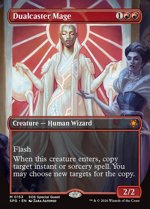 Dualcaster Mage (Borderless) (SPG 153) [Special Guests]