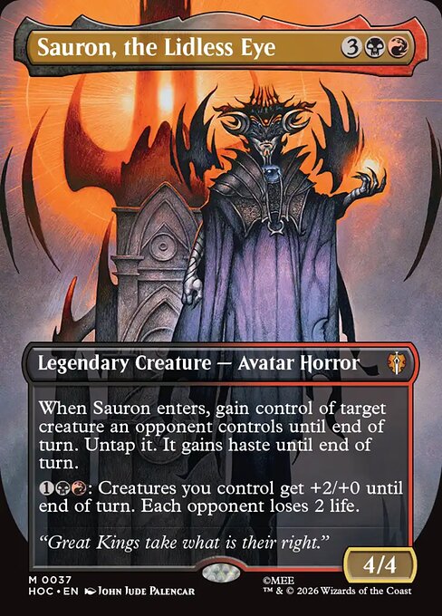Sauron, the Lidless Eye (Borderless) (HOC 37) [The Hobbit Eternal]