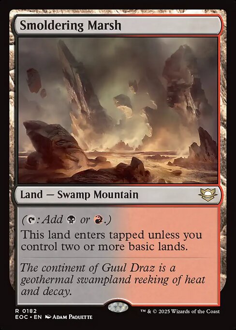 Smoldering Marsh (EOC 182) [Edge of Eternities Commander]