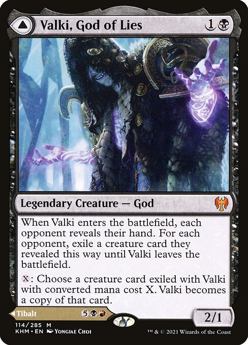 Valki, God of Lies // Tibalt, Cosmic Impostor (KHM 114) [Kaldheim]