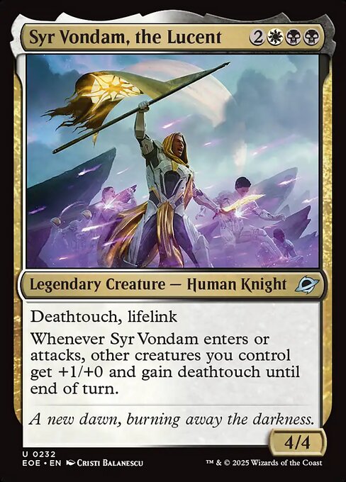 Syr Vondam, the Lucent (EOE 232) [Edge of Eternities]