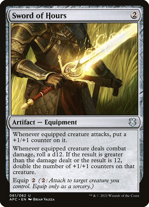 Sword of Hours (AFC 61) [Forgotten Realms Commander]