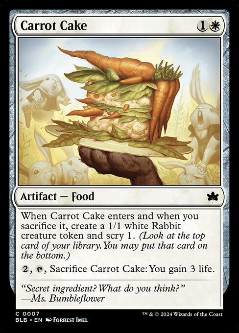 Carrot Cake (BLB 7) [Bloomburrow]
