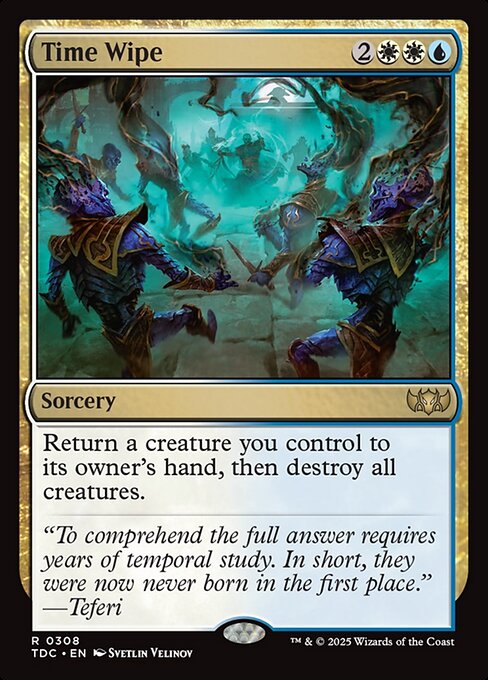 Time Wipe (TDC 308) [Tarkir: Dragonstorm Commander]