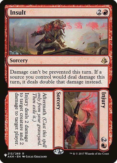 Insult // Injury (PLST AKH-213) [The List]