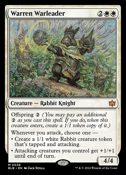 Warren Warleader (BLB 38) [Bloomburrow]