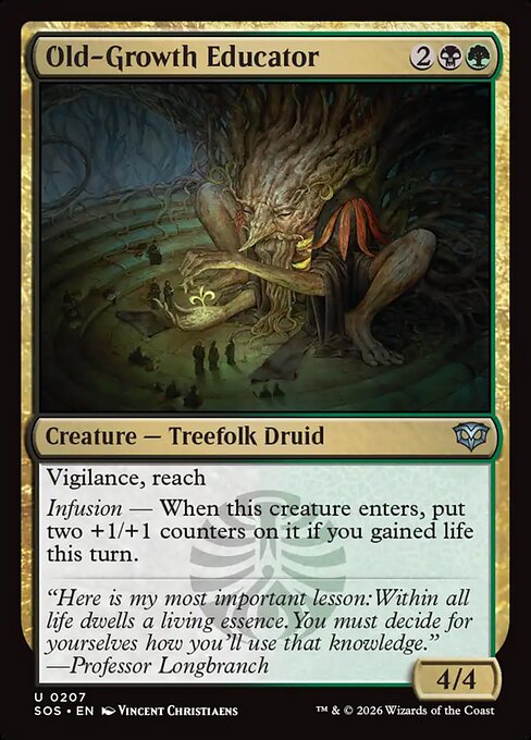 Old-Growth Educator (SOS 207) [Secrets of Strixhaven]