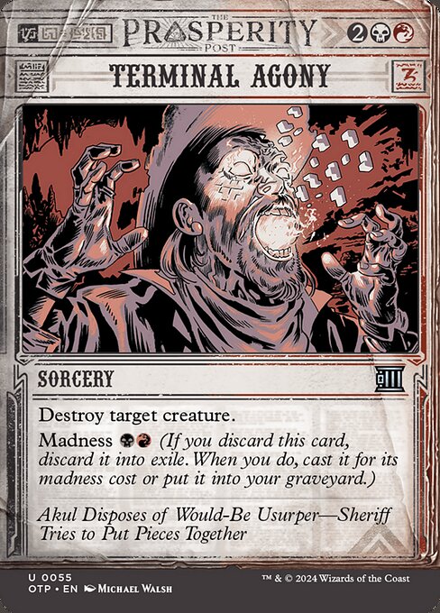 Terminal Agony (OTP 55) [Breaking News]