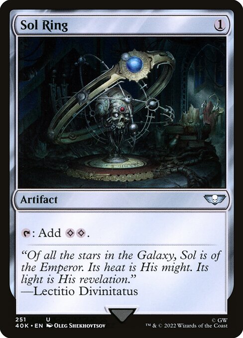 Sol Ring (40K 251) [Warhammer 40,000 Commander]