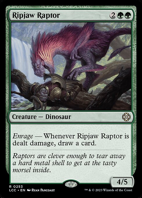 Ripjaw Raptor (LCC 253) [The Lost Caverns of Ixalan Commander]