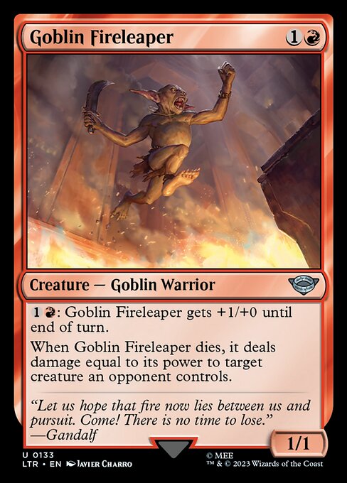 Goblin Fireleaper (LTR 133) [The Lord of the Rings: Tales of Middle-earth]