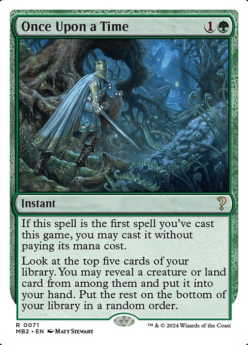 Once Upon a Time (MB2 71) [Mystery Booster 2]