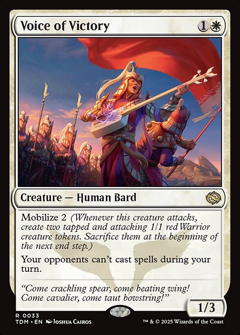 Voice of Victory (TDM 33) [Tarkir: Dragonstorm]