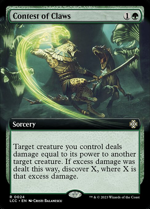 Contest of Claws (LCC 24) [The Lost Caverns of Ixalan Commander]