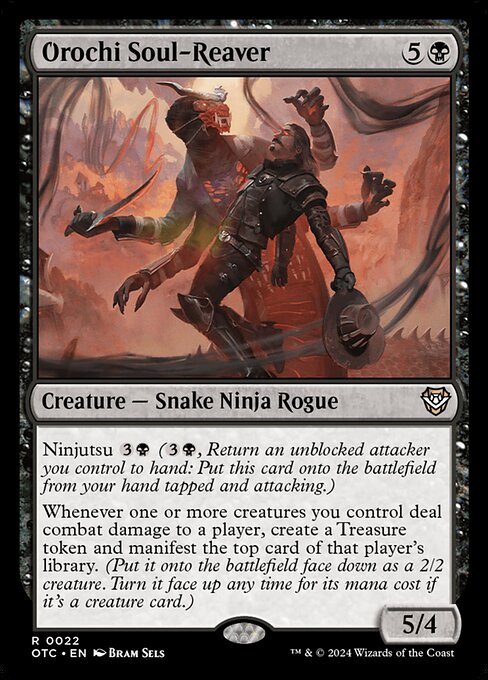 Orochi Soul-Reaver (OTC 22) [Outlaws of Thunder Junction Commander]