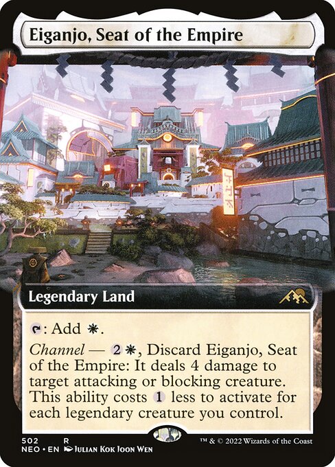 Eiganjo, Seat of the Empire (NEO 502) [Kamigawa: Neon Dynasty]