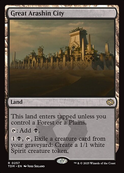 Great Arashin City (TDM 257) [Tarkir: Dragonstorm]