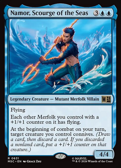 Namor, Scourge of the Seas (MSC 631) [Marvel Super Heroes Commander]