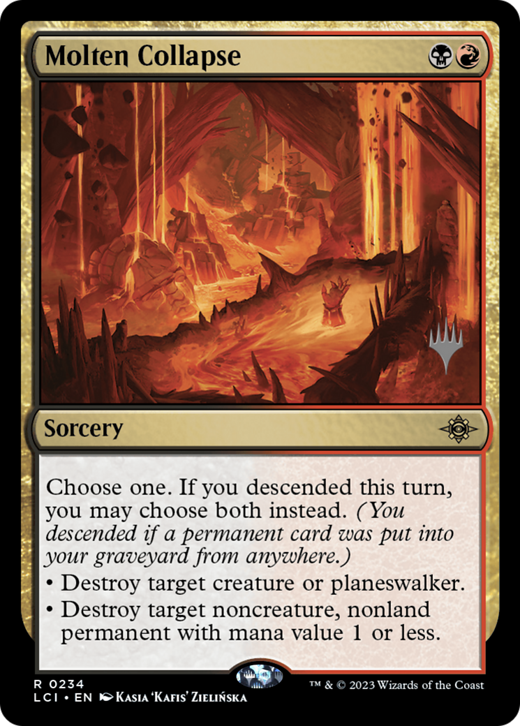 Molten Collapse (Promo Pack) [The Lost Caverns of Ixalan Promos]