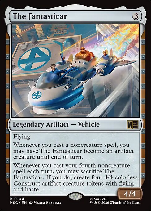 The Fantasticar (MSC 104) [Marvel Super Heroes Commander]