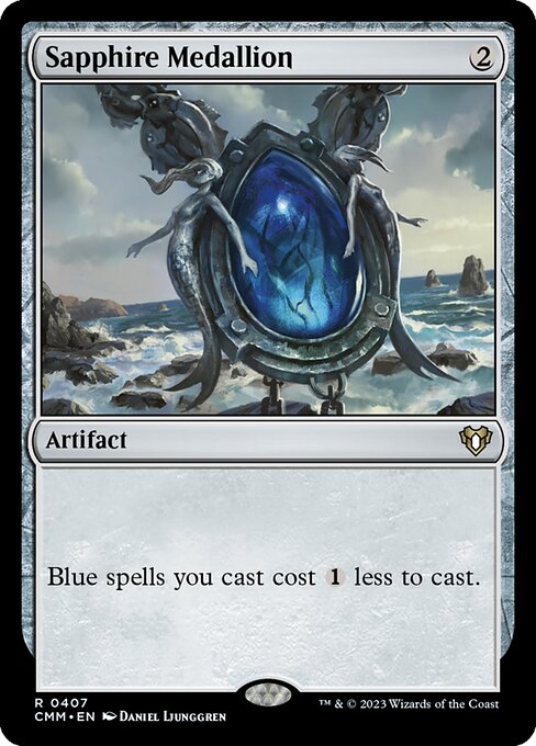 Sapphire Medallion (CMM 407) [Commander Masters]