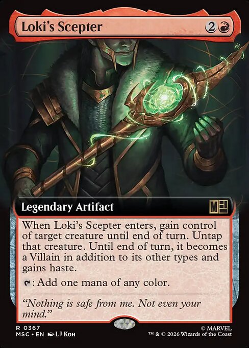 Loki's Scepter (MSC 367) [Marvel Super Heroes Commander]