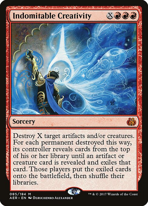 Indomitable Creativity (AER 85) [Aether Revolt]