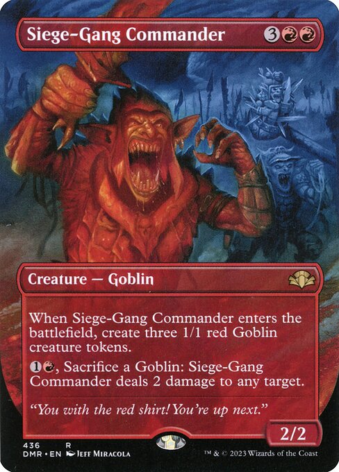 Siege-Gang Commander (DMR 436) [Dominaria Remastered]
