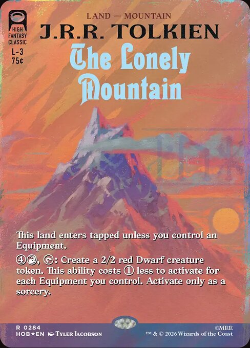 The Lonely Mountain (Borderless) (HOB 284) [The Hobbit]