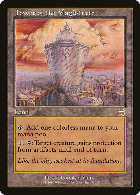 Tower of the Magistrate (MMQ 330) [Mercadian Masques]