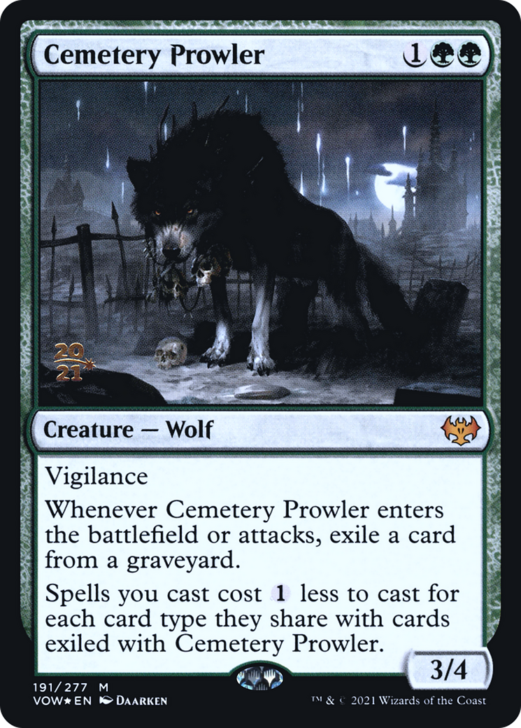 Cemetery Prowler [Innistrad: Crimson Vow Prerelease Promos]