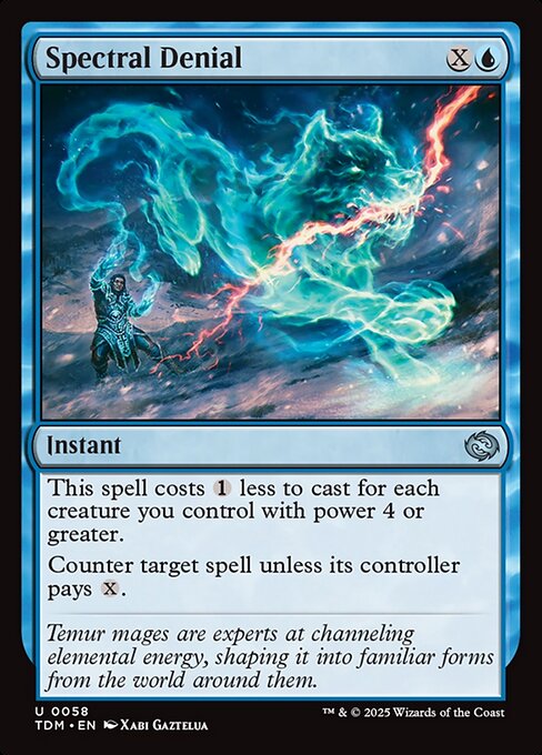 Spectral Denial (TDM 58) [Tarkir: Dragonstorm]