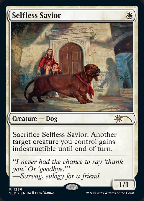 Selfless Savior (SLD 1286) [Secret Lair Drop]